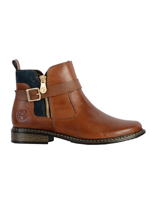 Bottine Cuir Rieker Lugano - Kiabi Bottine Cuir Rieker Lugano - Kiabi