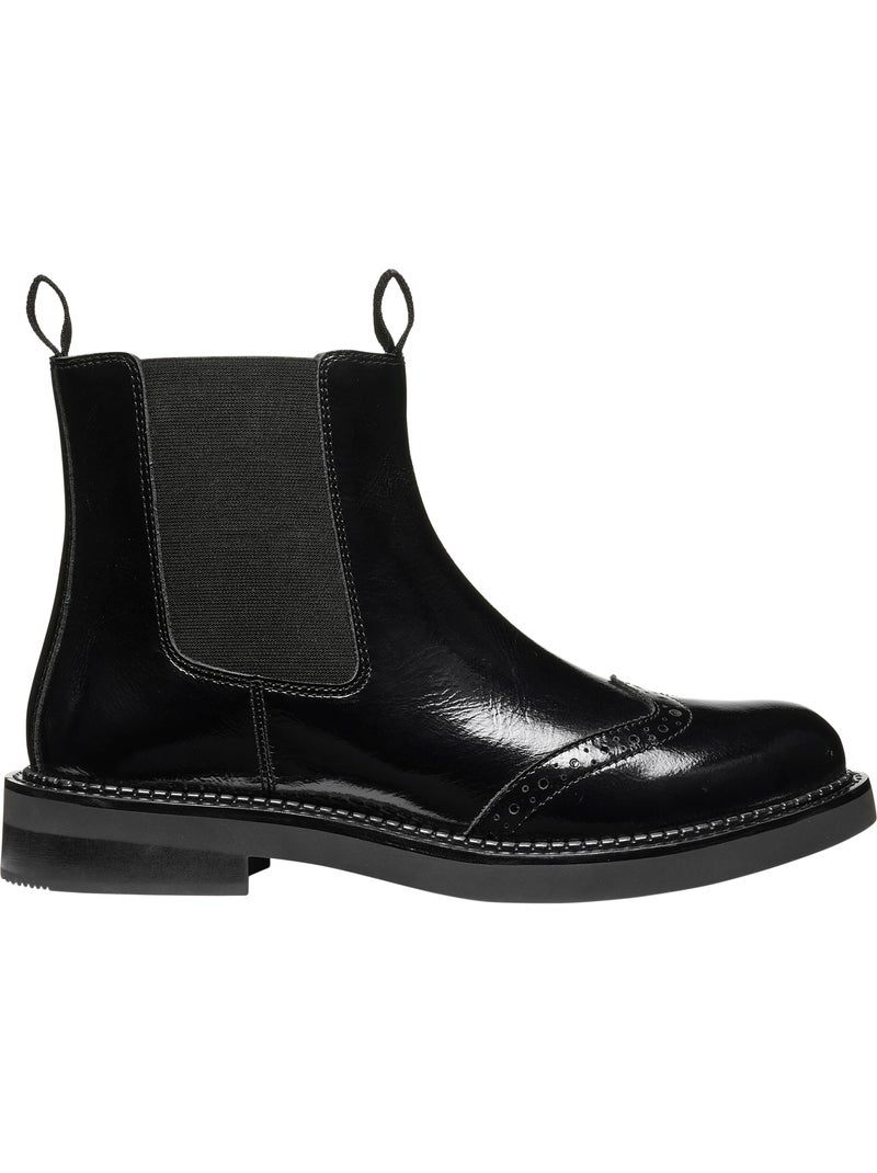 Bottine cuir serilda geox Noir - Kiabi
