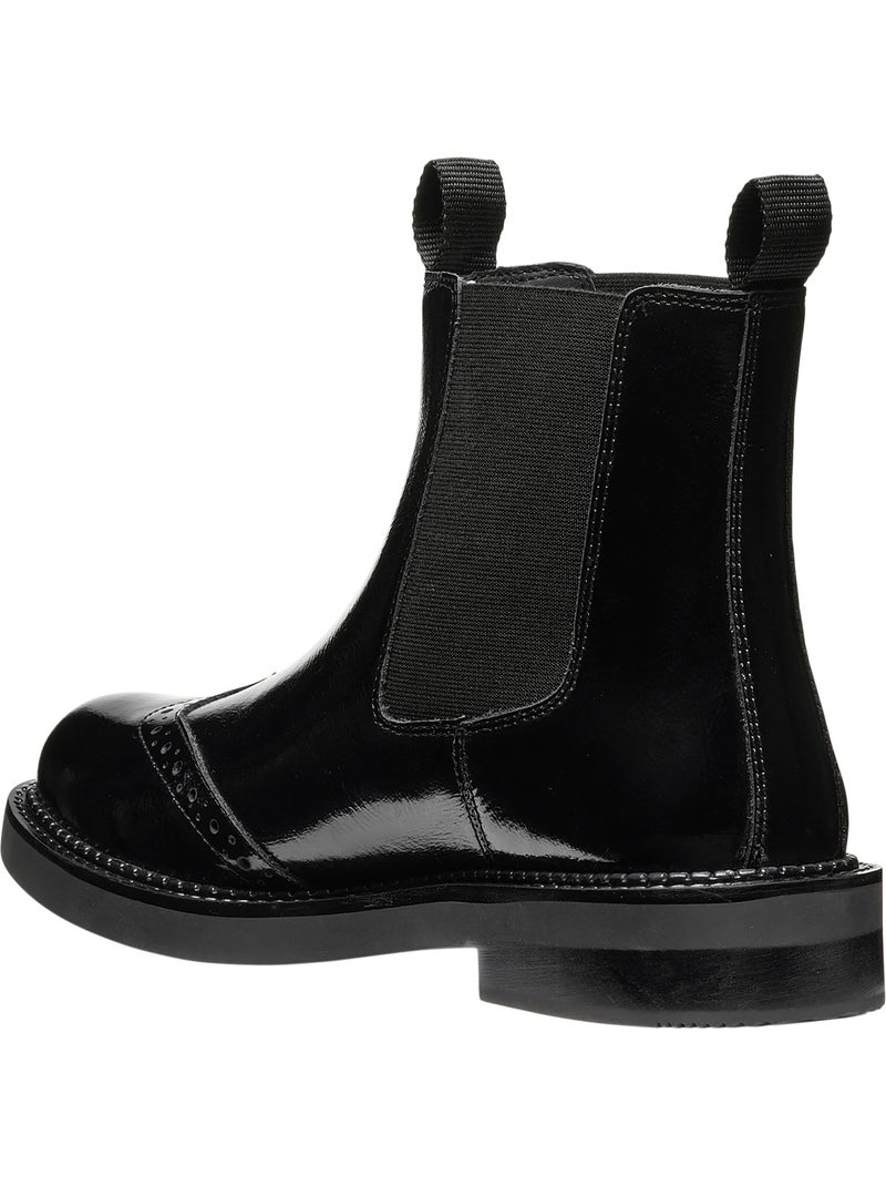 Bottine cuir serilda geox Noir - Kiabi
