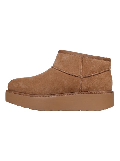 Bottine Cuir Slip-In Skechers Keep Cozy - Kiabi