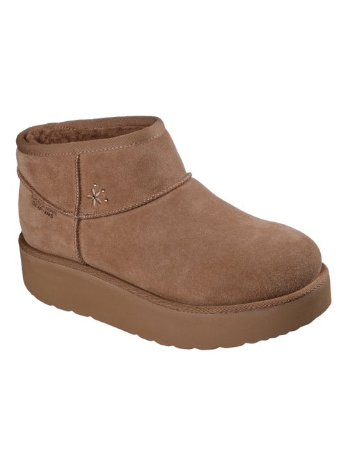 Bottine Cuir Slip-In Skechers Keep Cozy - Kiabi
