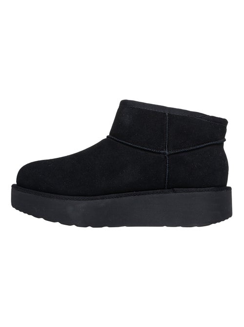 Bottine Cuir Slip-In Skechers Keep Cozy - Kiabi