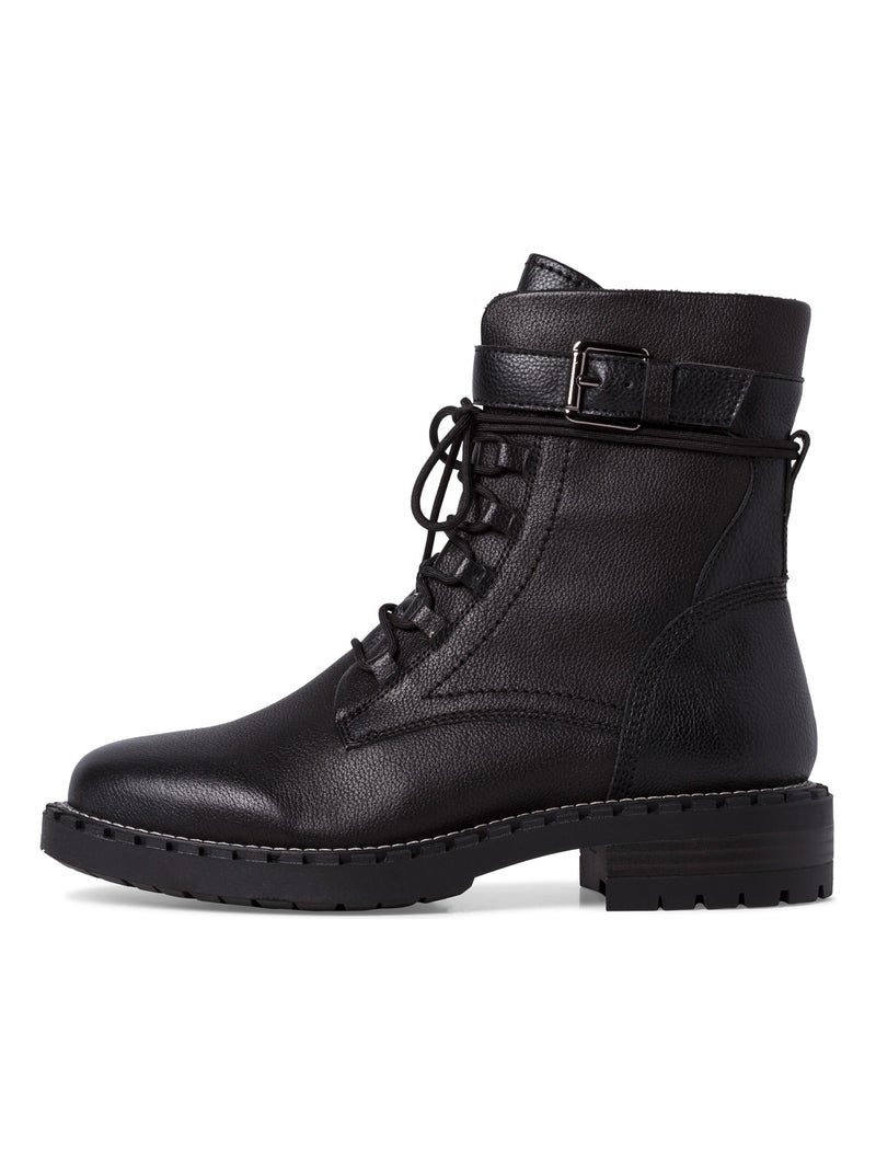 Bottine Cuir Tamaris 1-25291-27 Noir - Kiabi