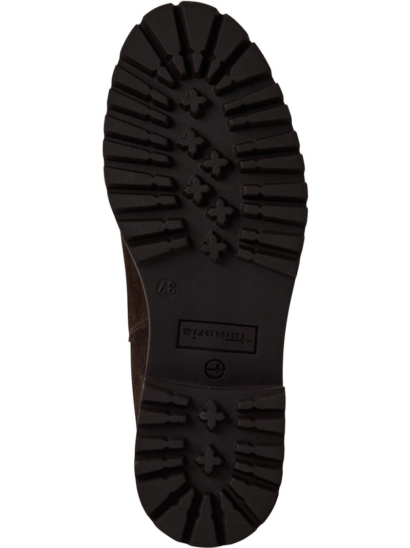 Bottine Cuir Tamaris Chelsea Marron - Kiabi