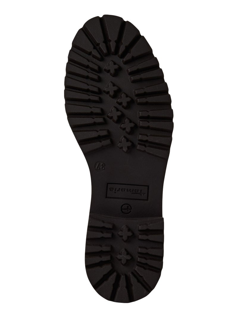Bottine Cuir Tamaris Chelsea Taupe - Kiabi