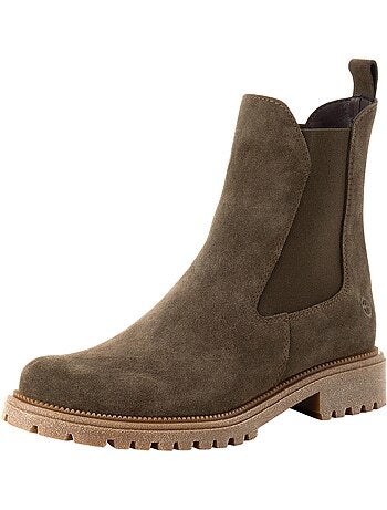 Bottine cuir tamaris chelsea
