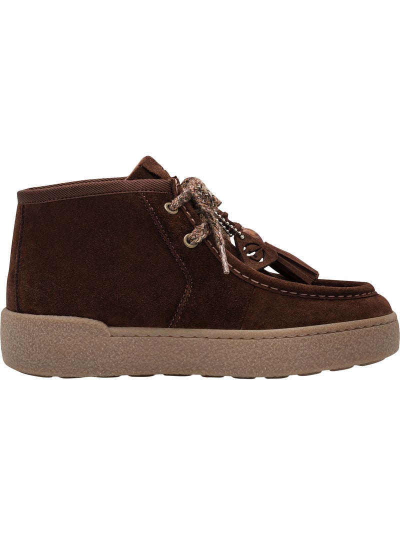 Bottine cuir tamaris Cognac - Kiabi