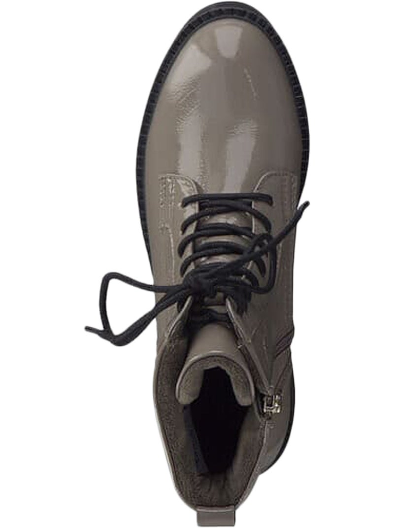 Bottine Cuir Tamaris Comfort Gris - Kiabi