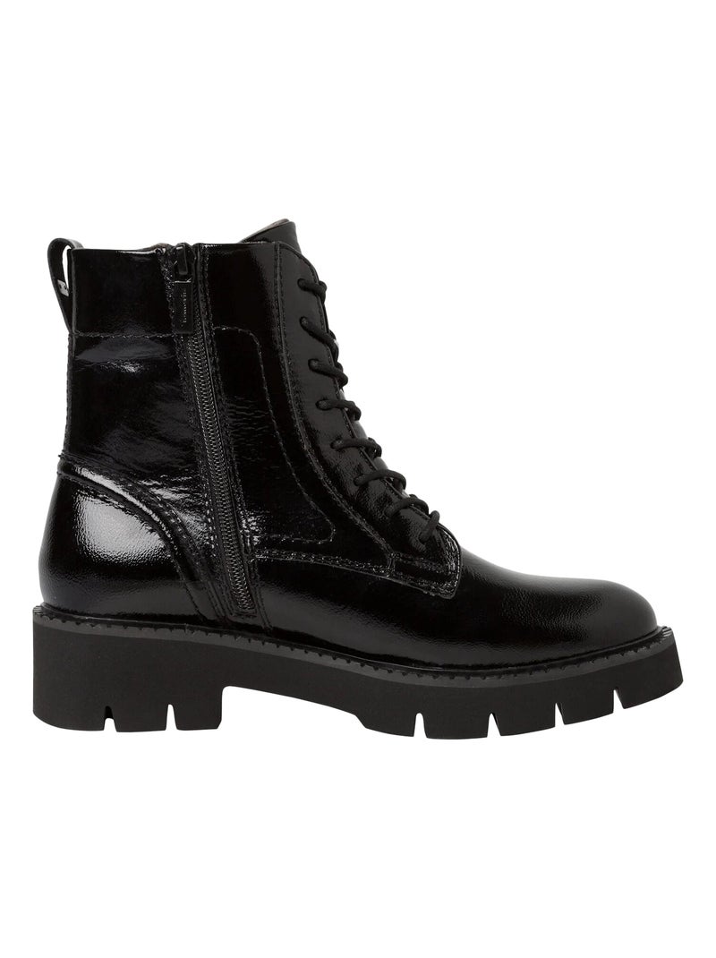 Bottine Cuir Tamaris Comfort Noir - Kiabi