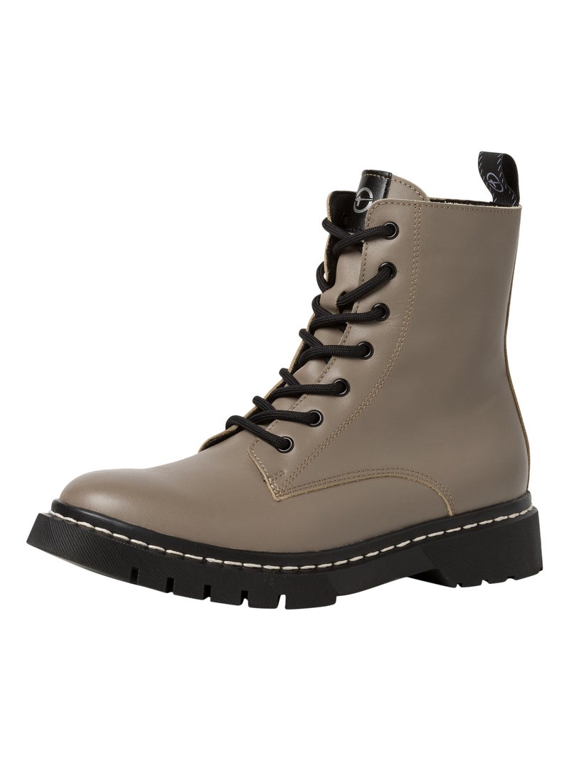 Bottine Cuir Tamaris Gris - Kiabi