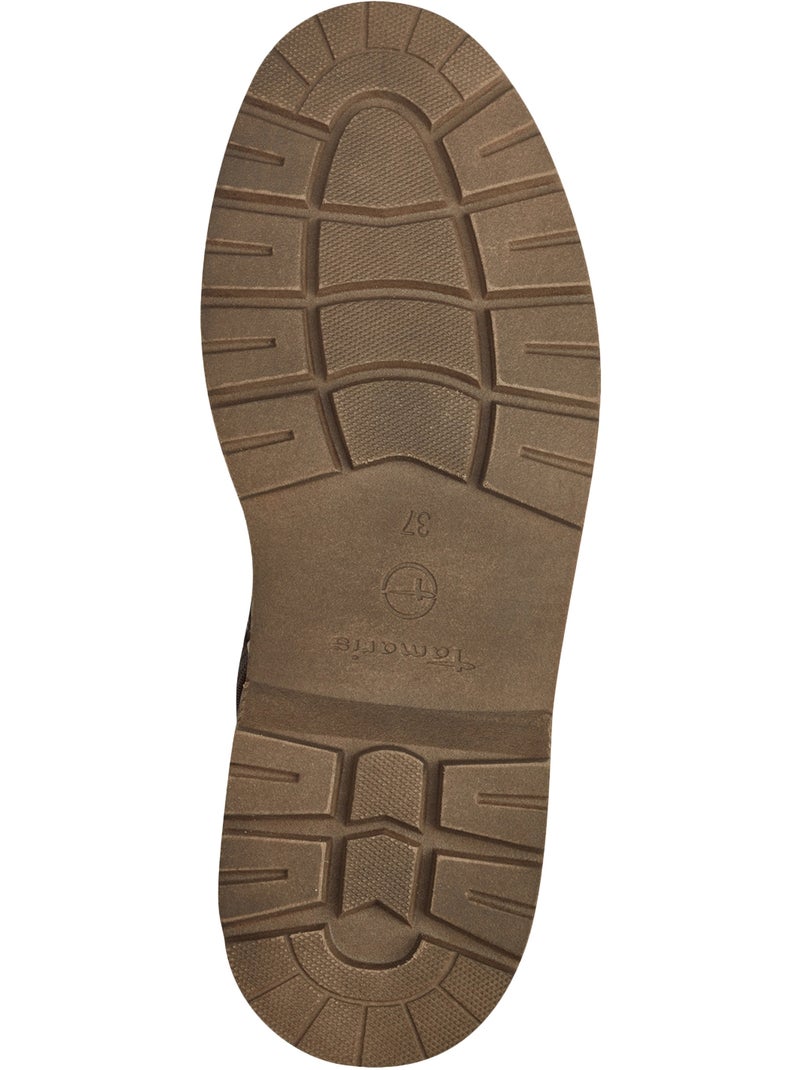 Bottine Cuir Tamaris Marron - Kiabi