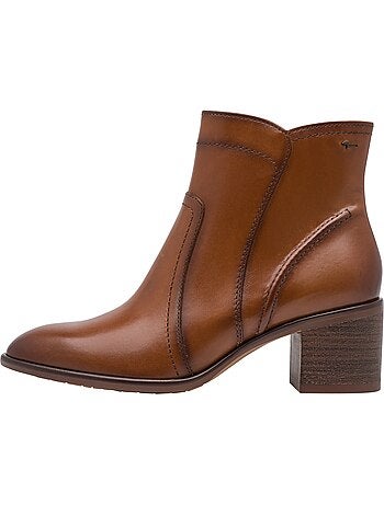 Bottine cuir tamaris