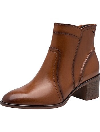 Bottine cuir tamaris