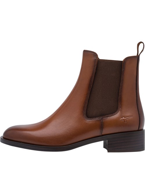 Bottine cuir tamaris - Kiabi