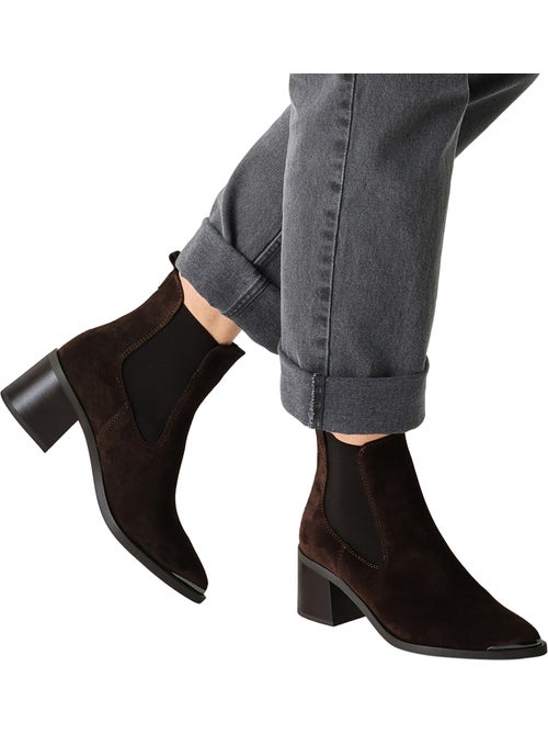Bottine cuir tamaris - Kiabi Bottine cuir tamaris - Kiabi