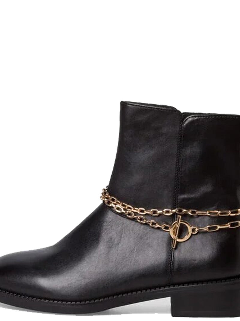 Bottine Cuir Tamaris Noir - Kiabi