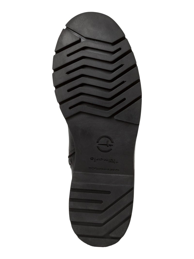 Bottine Cuir Tamaris Noir - Kiabi