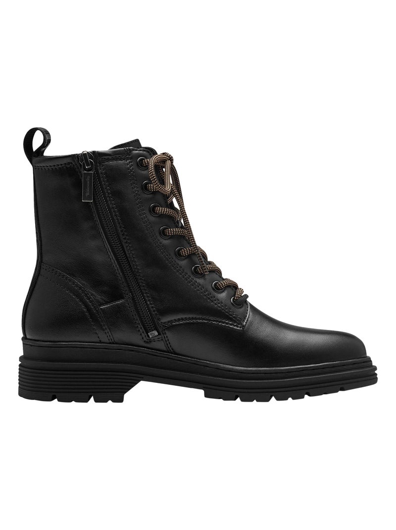 Bottine Cuir Tamaris Noir - Kiabi
