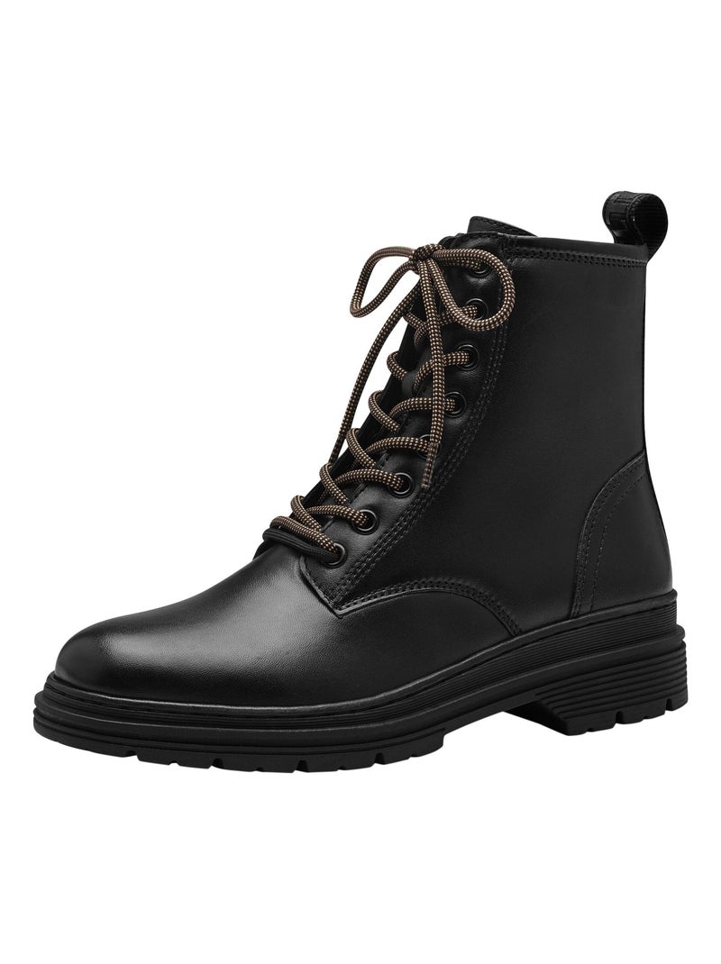 Bottine Cuir Tamaris Noir - Kiabi