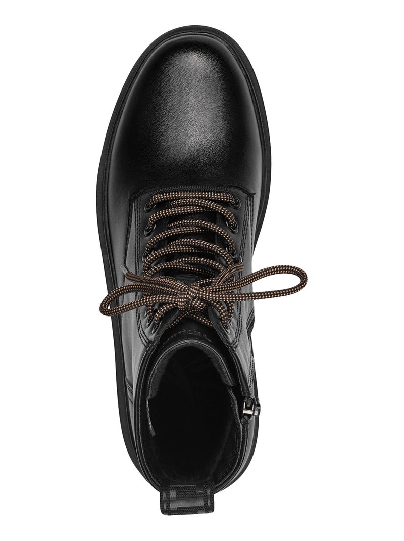 Bottine Cuir Tamaris Noir - Kiabi