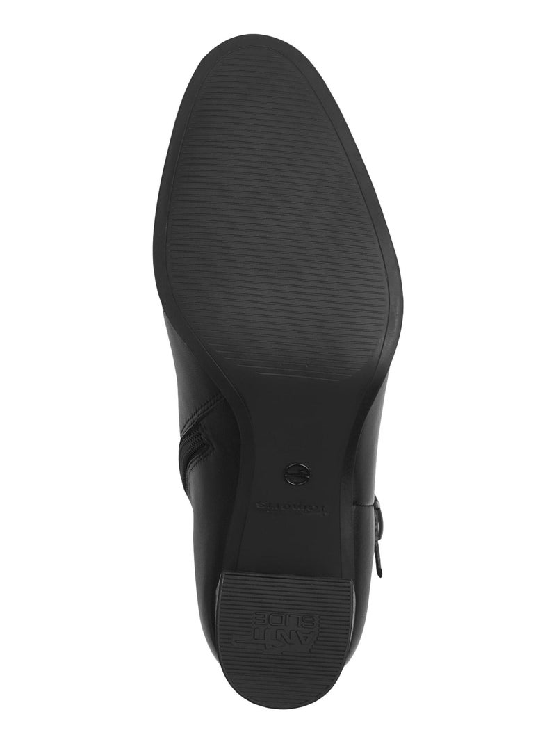Bottine Cuir Tamaris Noir - Kiabi