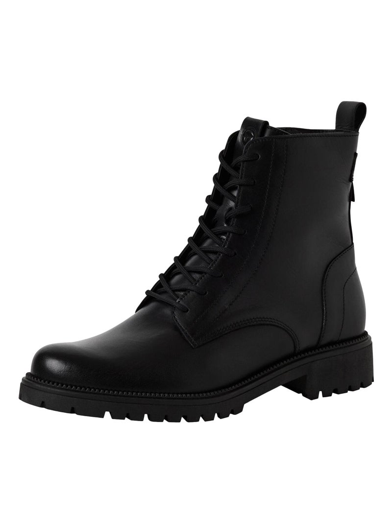 Bottine Cuir Tamaris Noir - Kiabi