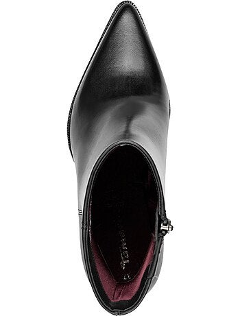 Bottine cuir tamaris