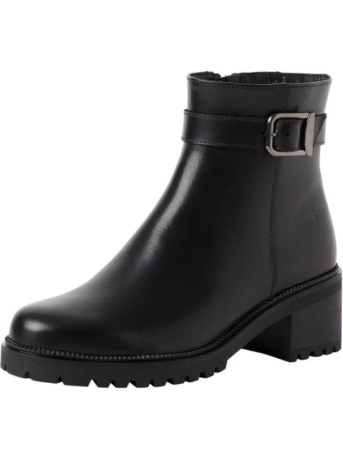 Bottine cuir tamaris - Kiabi Bottine cuir tamaris - Kiabi