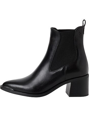 Bottine cuir tamaris
