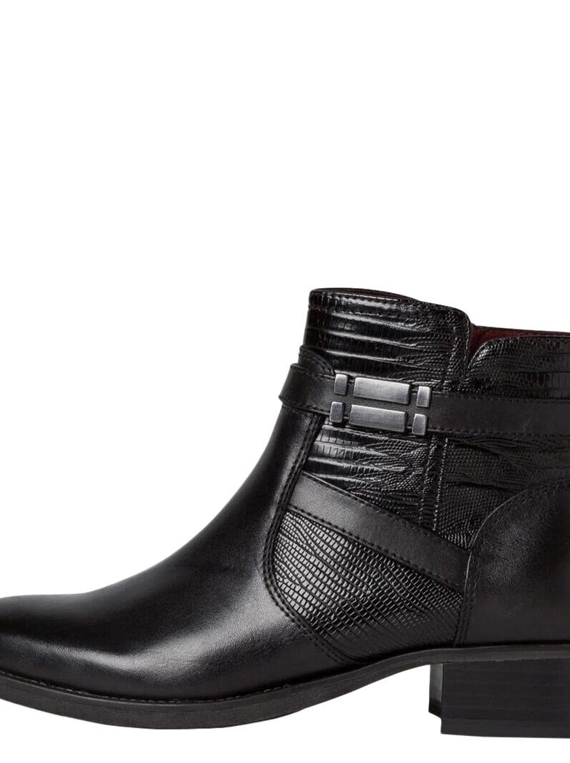 Bottine Cuir Tamaris Touch-IT 1-25373-27 Noir - Kiabi