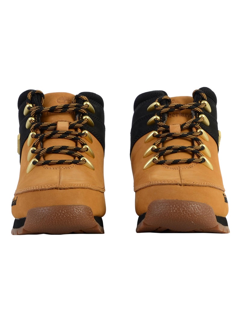 Bottine Cuir Timberland Juniors Euro Sprint Beige - Kiabi