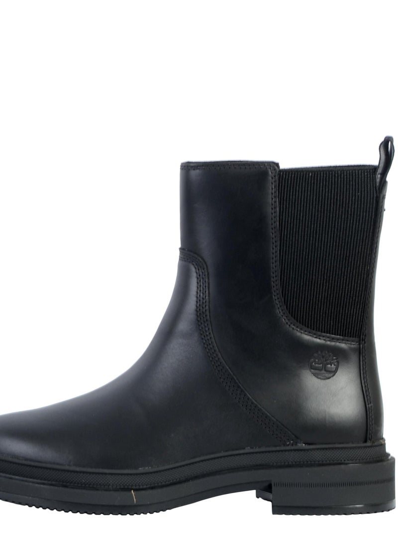Bottine Cuir Timberland Lisbon Lane Noir - Kiabi