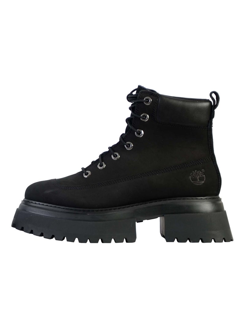 Bottine Cuir Timberland Sky 6 In Lace up Noir - Kiabi