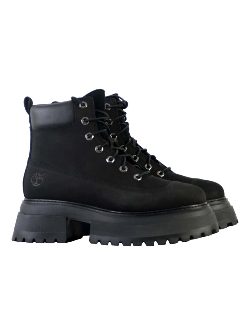 Bottine Cuir Timberland Sky 6 In Lace up Noir - Kiabi