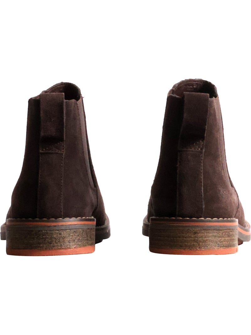 Bottine cuir xti Marron - Kiabi
