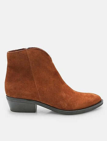 Bottine de cow-boy en daim BATA
