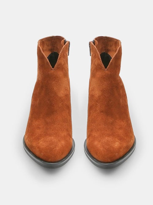 Bottine de cow-boy en daim BATA - Kiabi