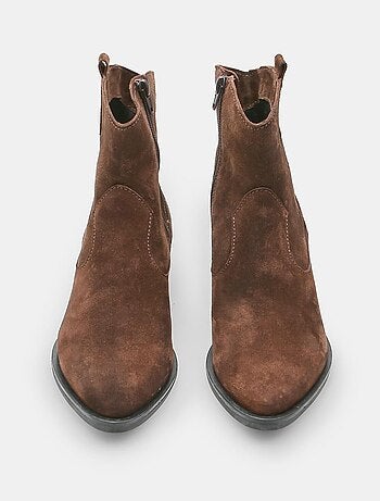 Bottine de cow-boy en daim BATA