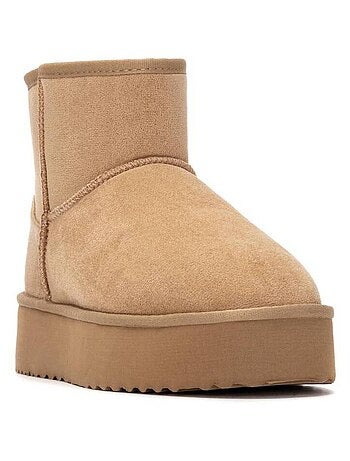 Bottines femme fourrées