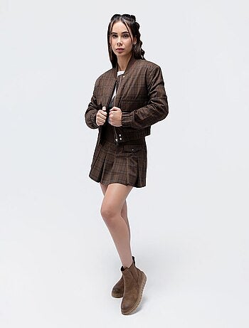 Bottine décontractée fermeture éclair