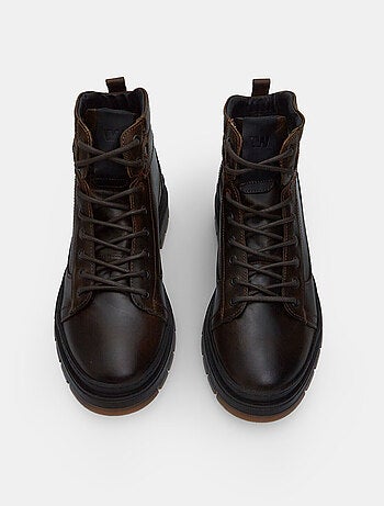 Bottine d'hiver en cuir BATA Weinbrenner