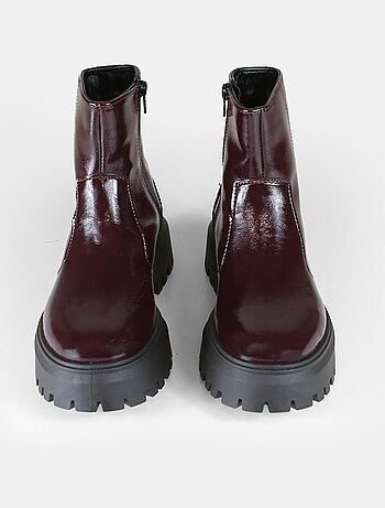 Bottine effet vernis BATA
