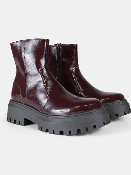 Bottine effet vernis BATA - Kiabi