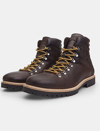 Bottine en cuir avec semelle track BATA