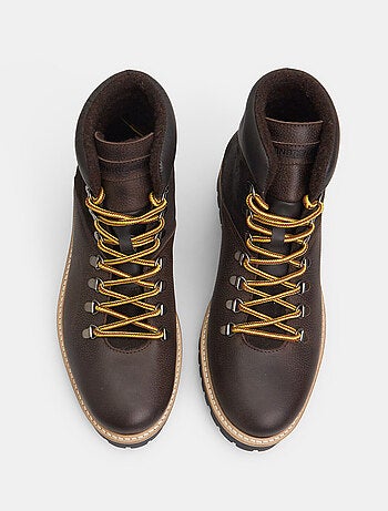 Bottine en cuir avec semelle track BATA