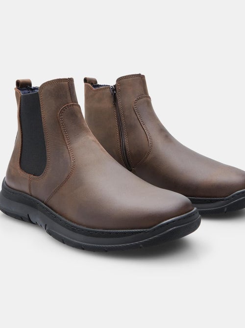Bottine en cuir BATA - Kiabi