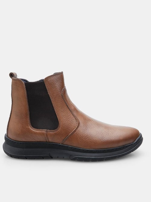 Bottine en cuir  BATA - Kiabi