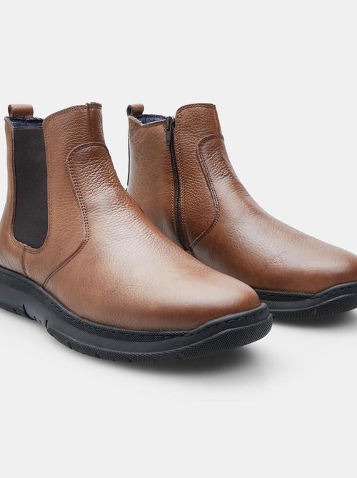 Bottine en cuir  BATA - Kiabi