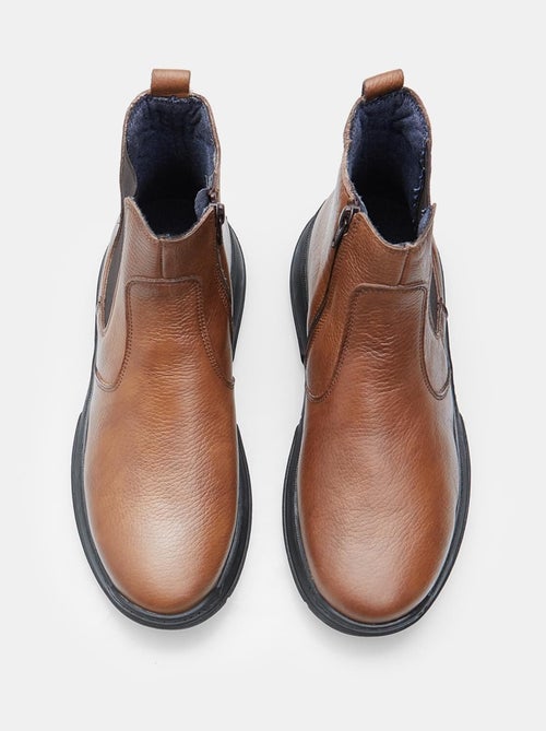 Bottine en cuir  BATA - Kiabi