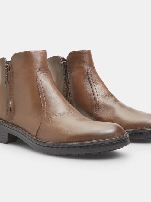 Bottine en cuir  BATA - Kiabi
